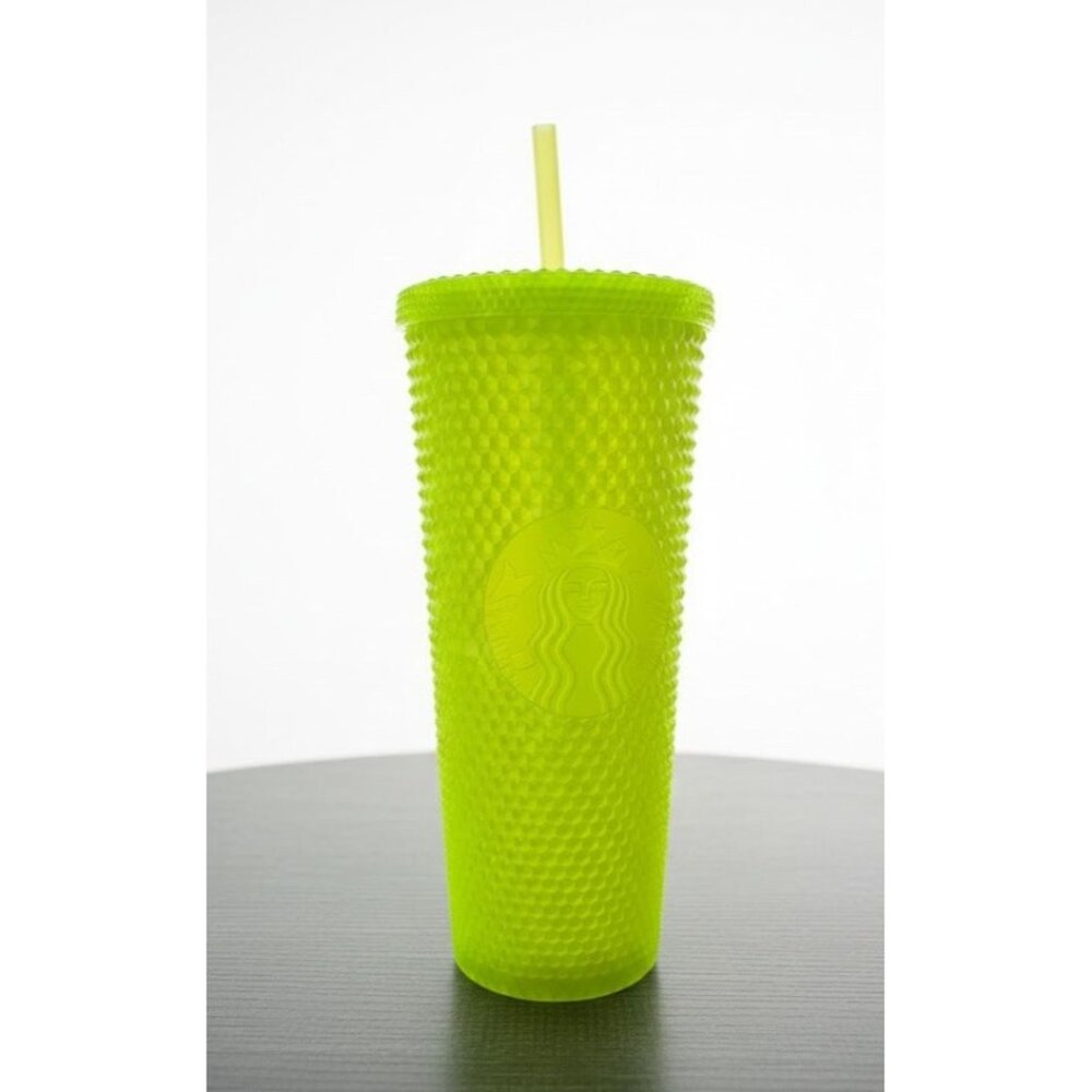2022 Starbucks Halloween Glow in the Dark Lemongrass Studded Tumbler 24 oz Venti